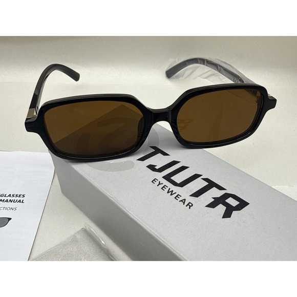 Trendy Small Rectangle Sunglasses for Women Men, Retro Vintage 90s Style *READ.. - Picture 4 of 13